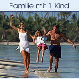 Urlaub f&uuml;r eine Familie mit einem Kind